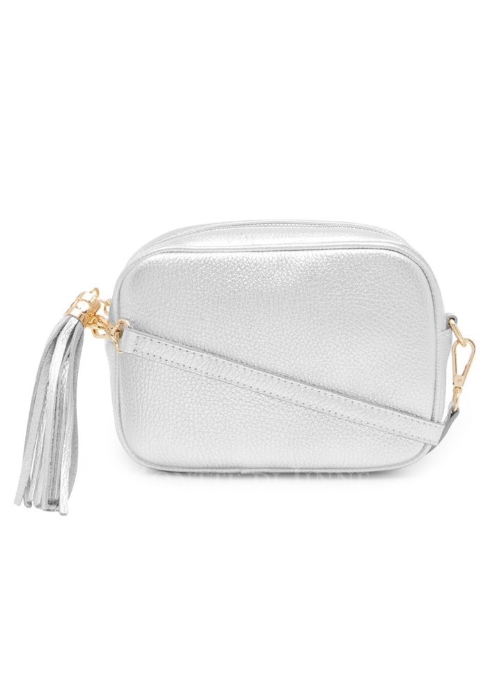 CPW | Chester Silver Leather Crossbody Bag