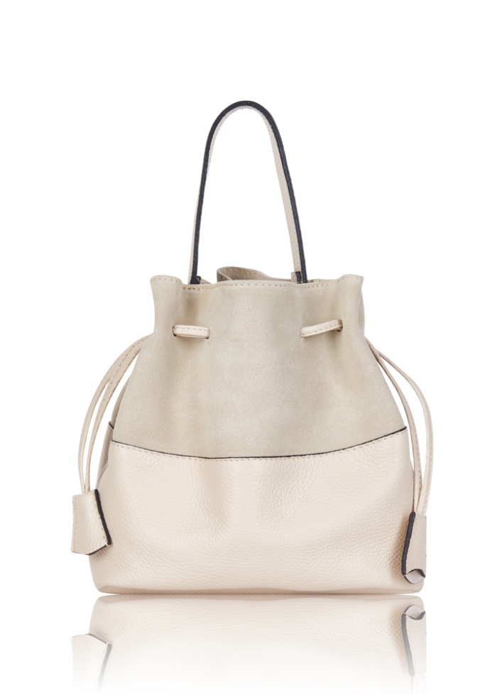 CPW | Cream Leather Pouch Bag