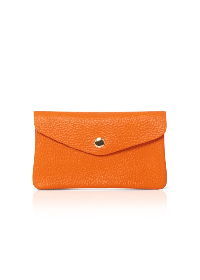 CPW | Larger Purse Orange Leather 