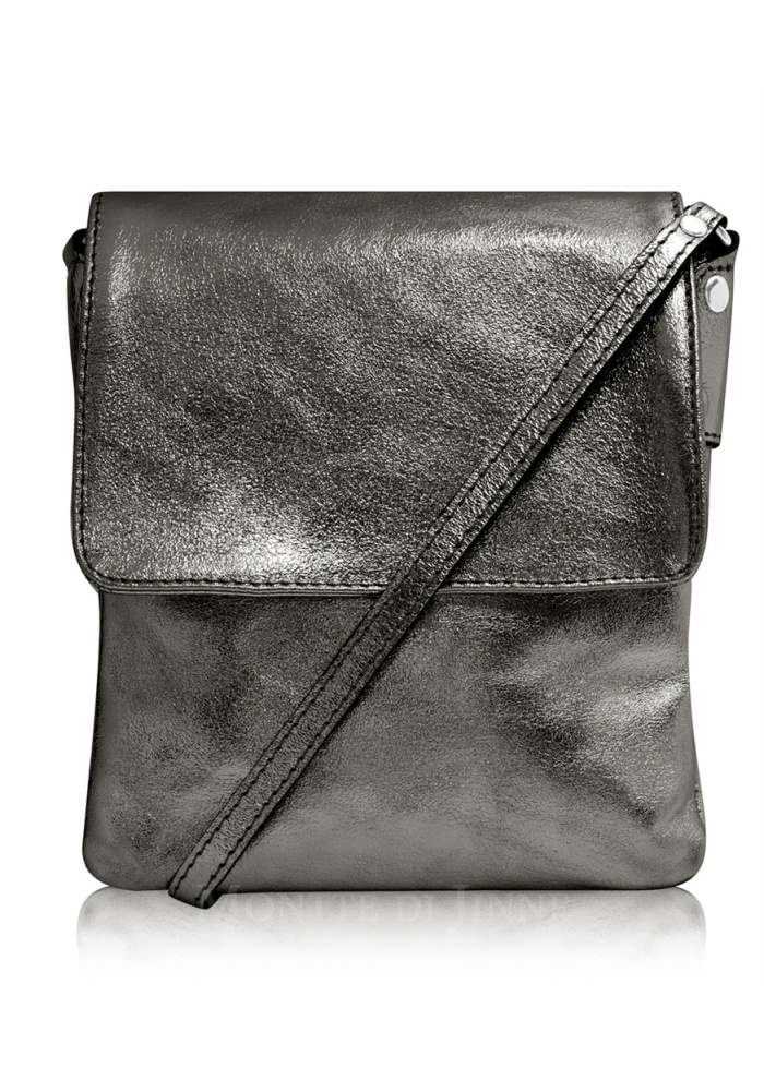 CPW | Hatton Pewter Leather Crossbody Bag