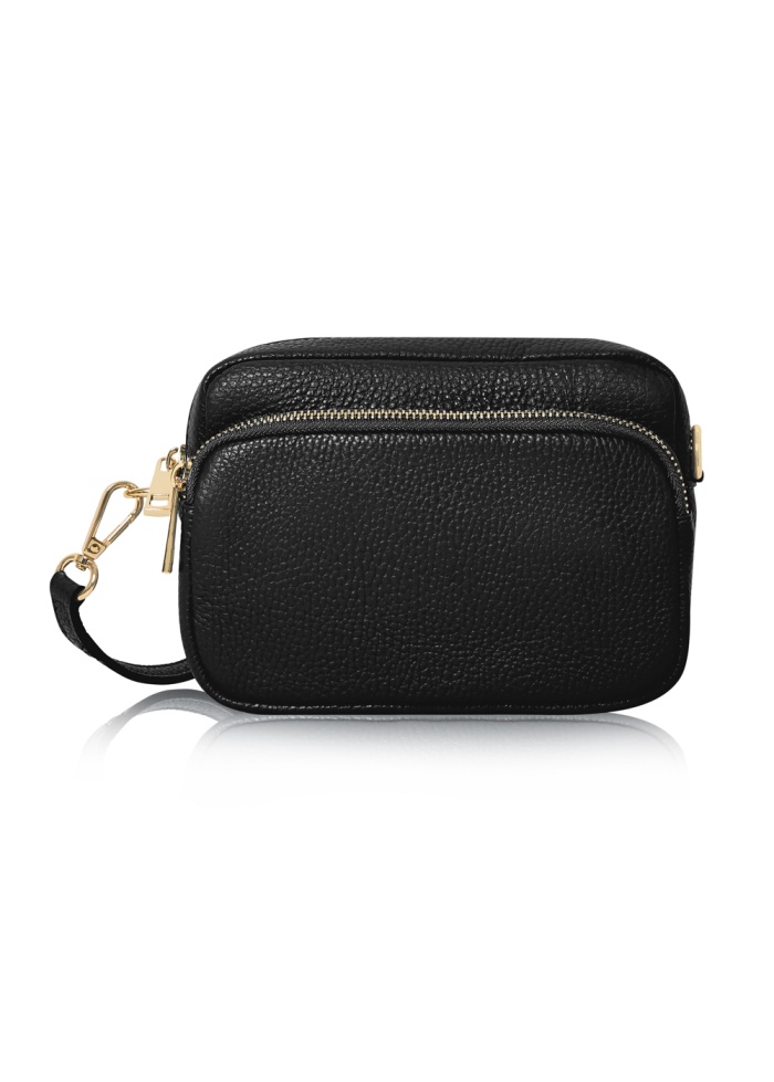 CPW | Lincoln Crossbody Black Leather Bag