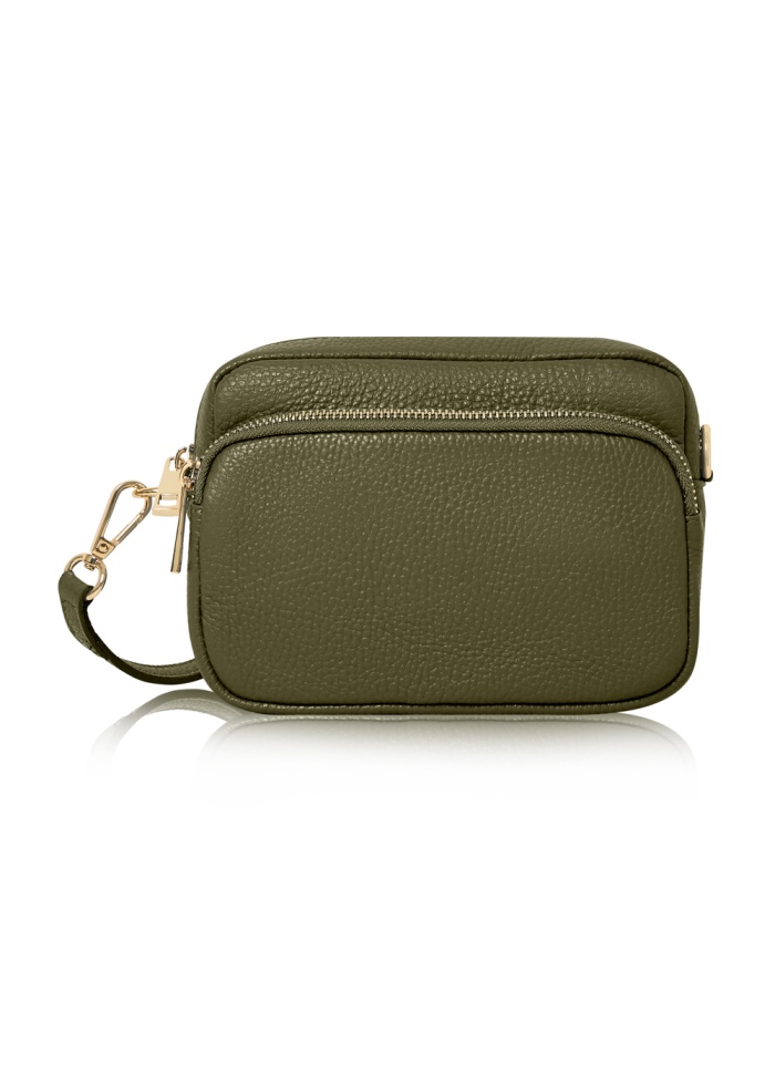 CPW | Lincoln Crossbody Khaki Leather Bag