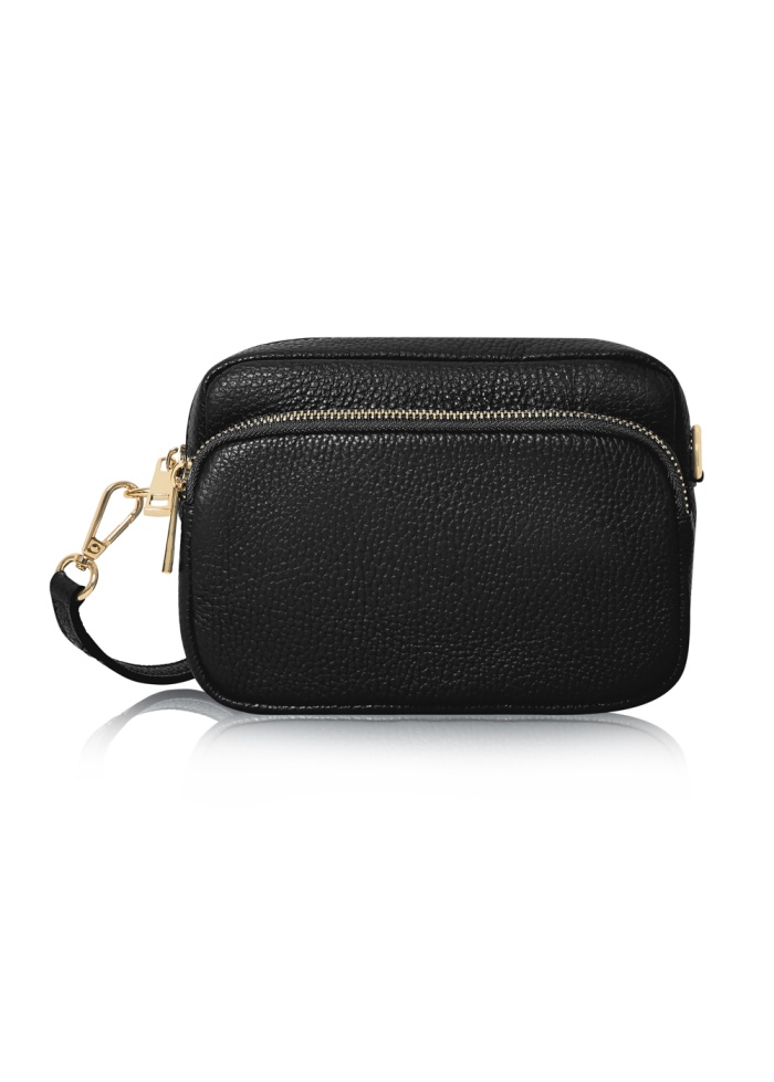 CPW | Lincoln Crossbody Black Leather Bag