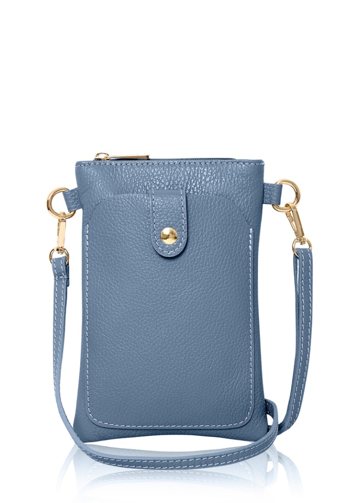 CPW | Cambridge Crossbody Blue Leather Bag