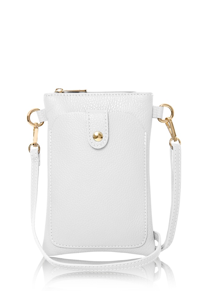CPW | Cambridge Crossbody White Leather Bag