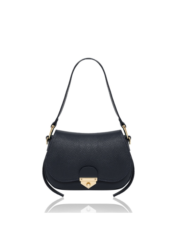 CPW | Amberley Navy Leather Shoulder Bag