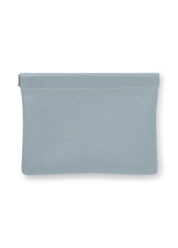 CPW | York Duck Egg Leather Clutch Pouch