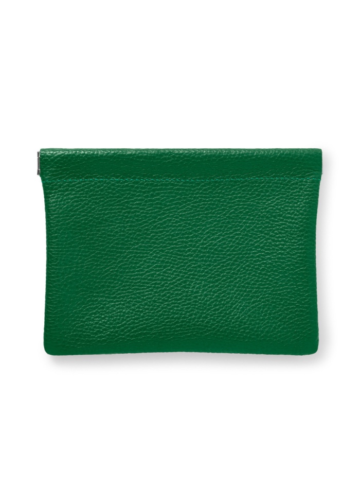CPW | York Green Leather Clutch Pouch