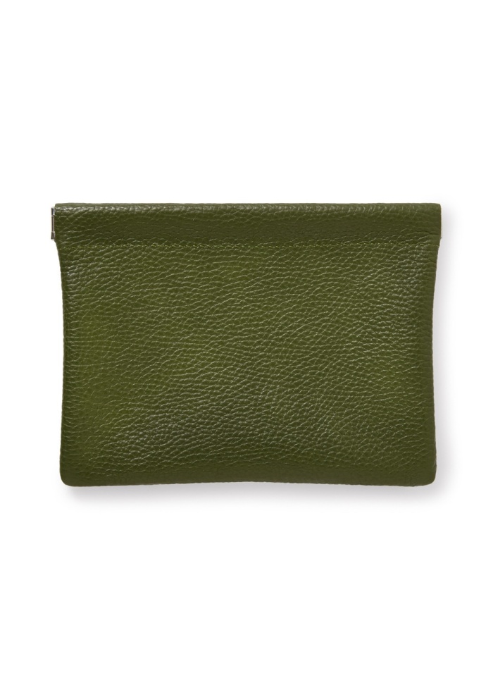 CPW | York Olive Leather Clutch Pouch