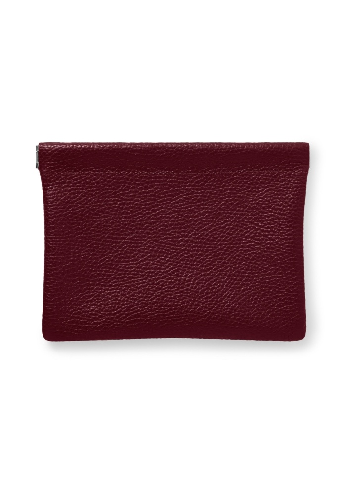 CPW | York Plum Leather Clutch Pouch