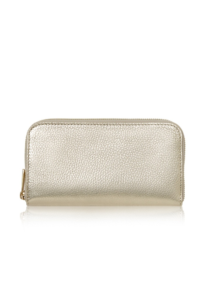 CPW | Large Gold Leather Purse