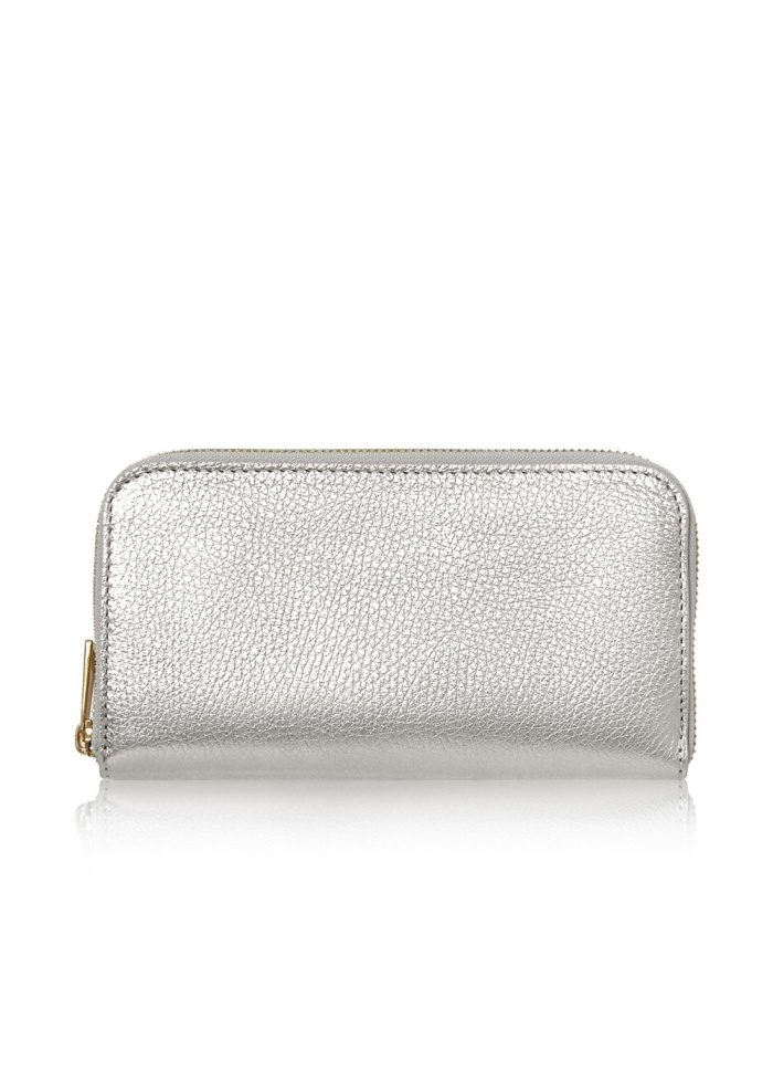 CPW | Large Silver Leather Purse