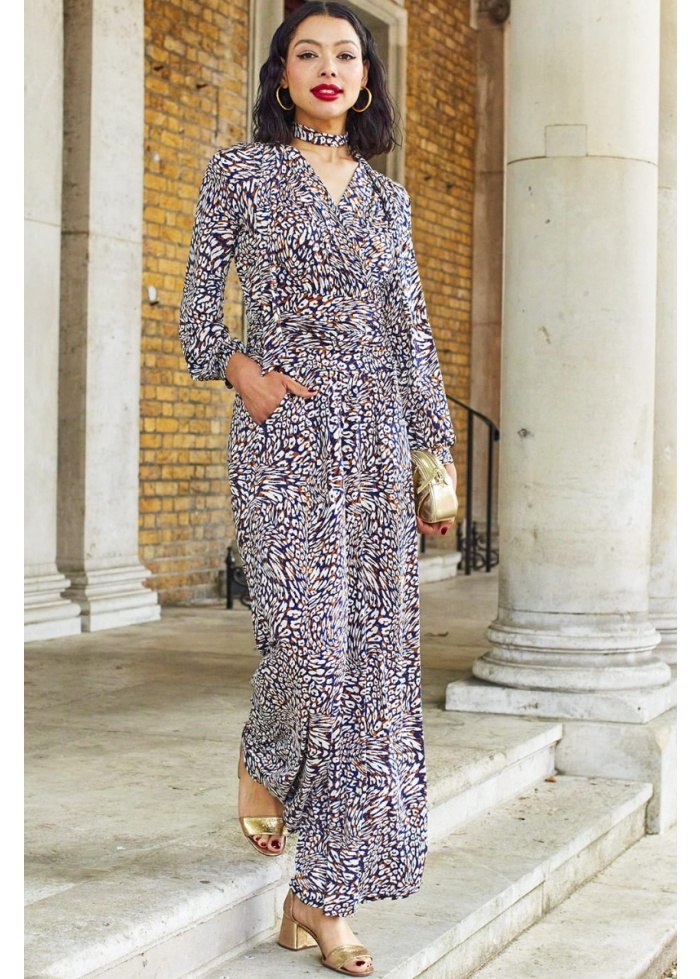 Onjenu | Sharon Rigel Navy Jumpsuit