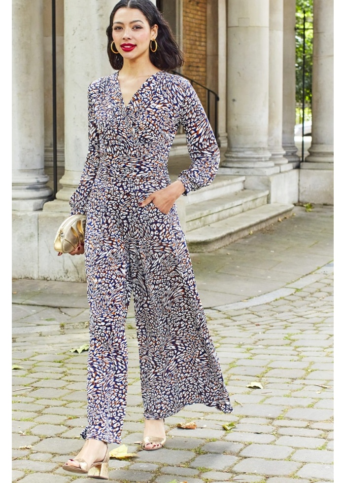 Onjenu | Sharon Rigel Navy Jumpsuit