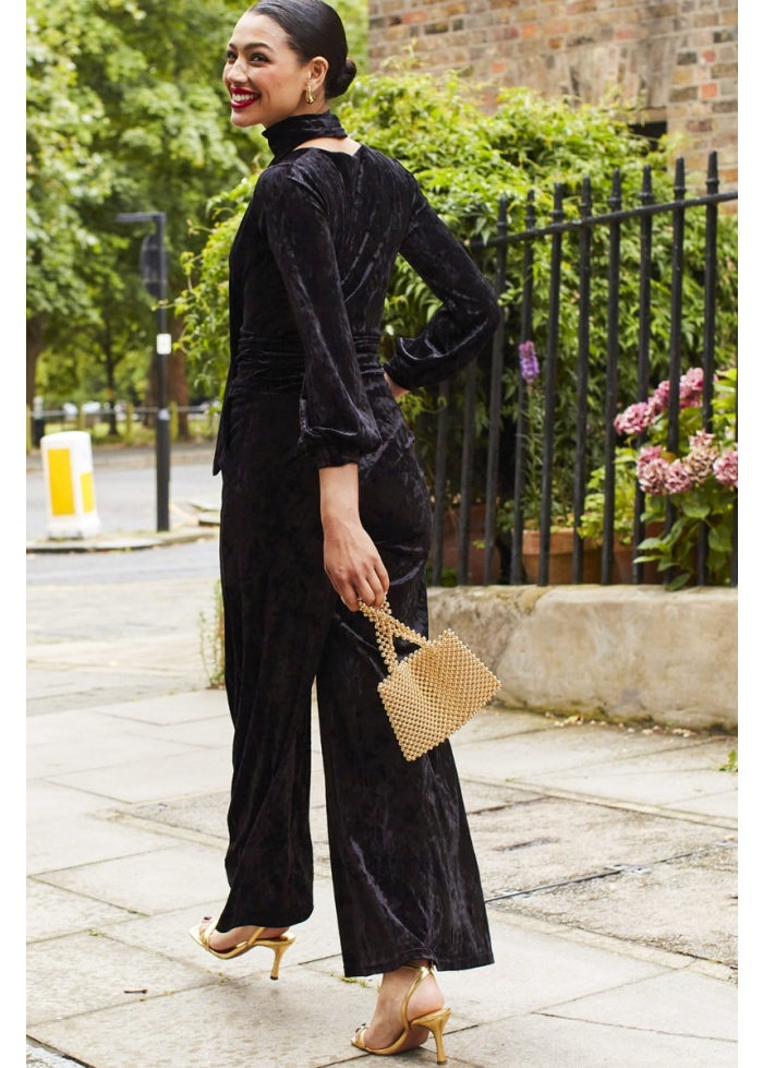 Onjenu | Sharon Velvet Jumpsuit