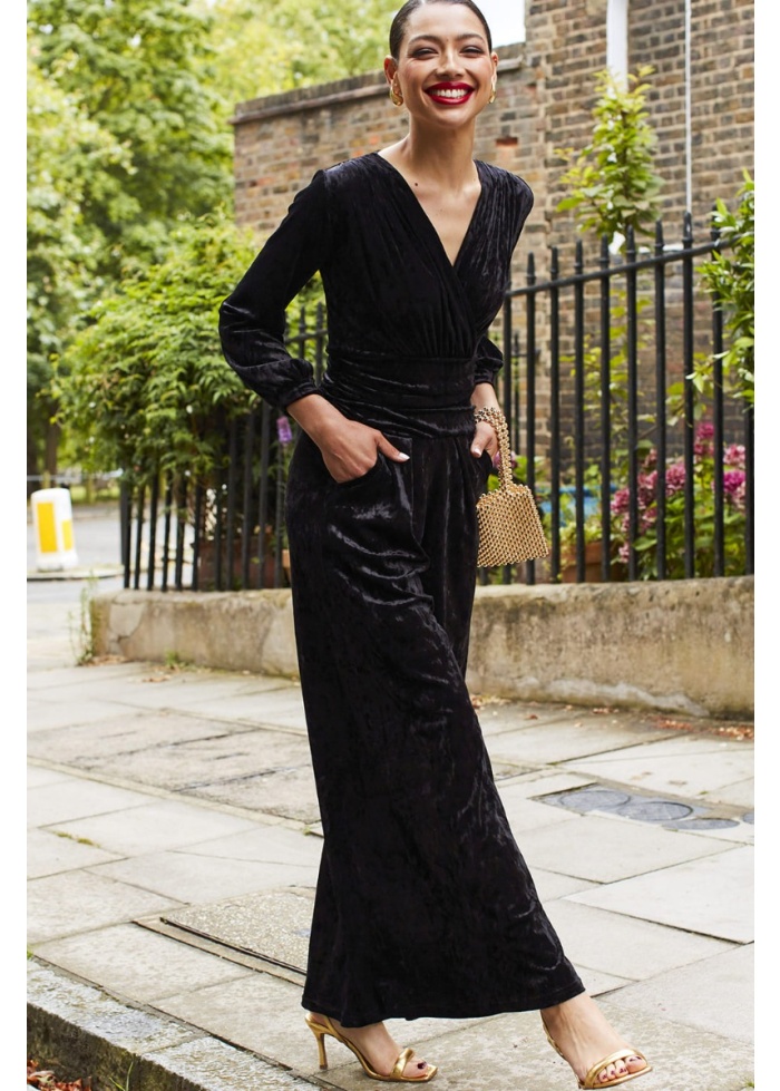 Onjenu | Sharon Velvet Jumpsuit