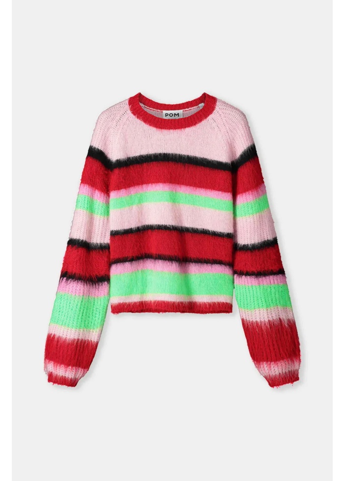 POM | Brushed Stripes Jumper