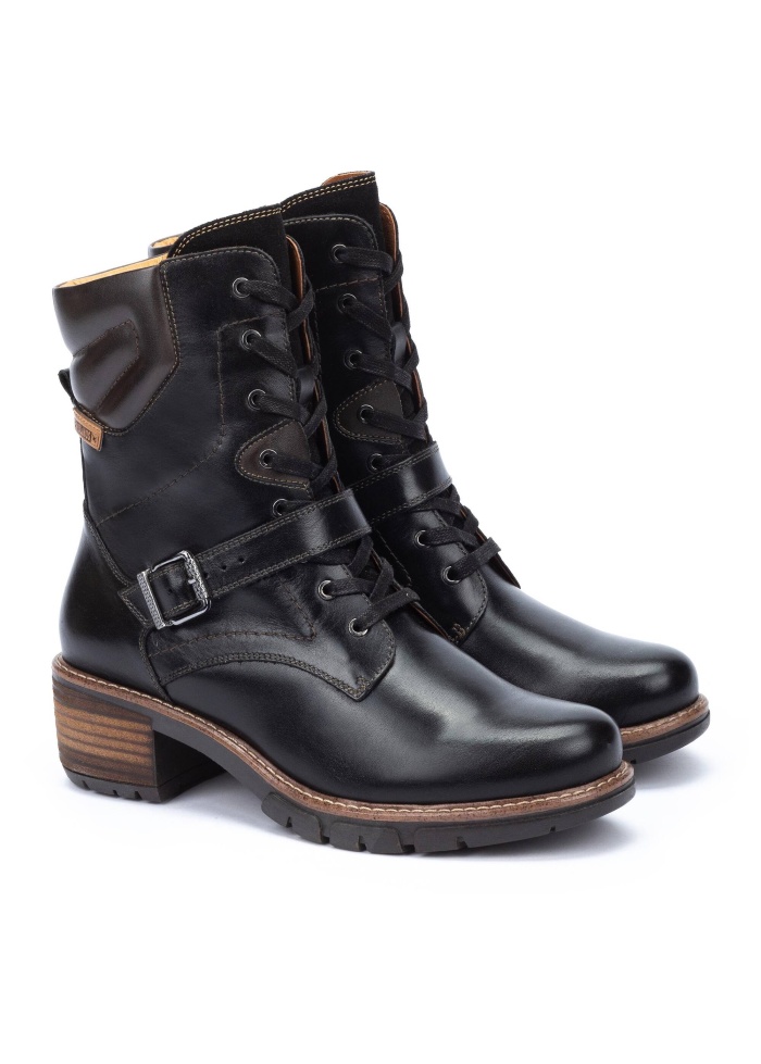 Pikolino | San Sebastian Black Ankle Boots