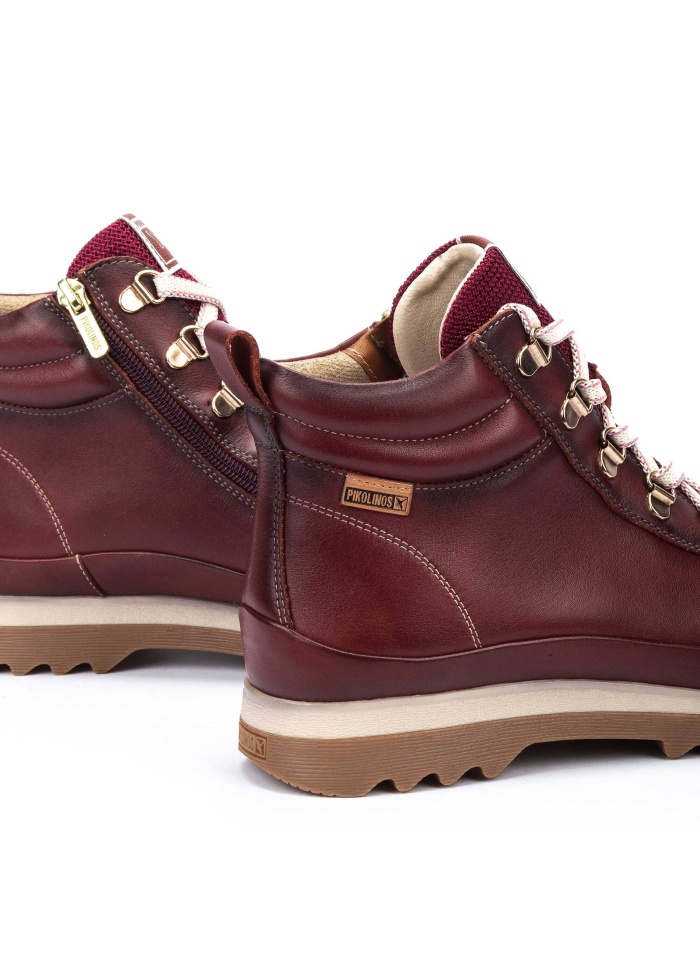 Pikolino | Vigo Plum Lace-Up Boots