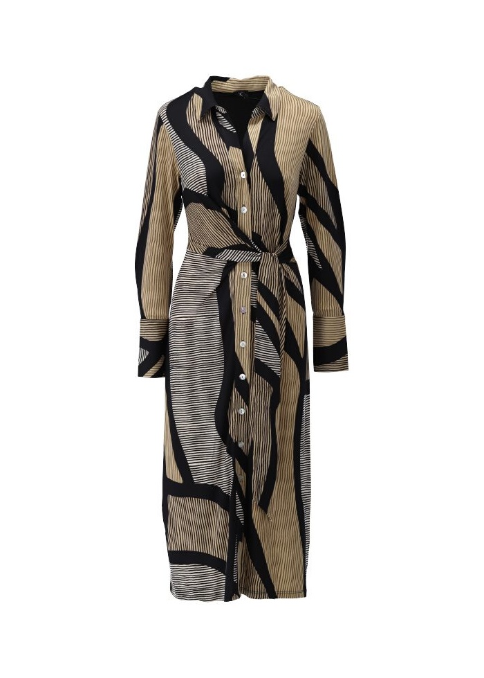 DesignCR | Belted Midi Dress