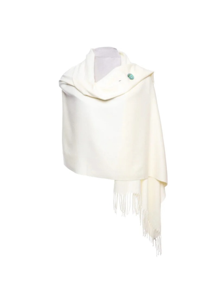 Zelly | Cashmere Blend Pashmina Cream