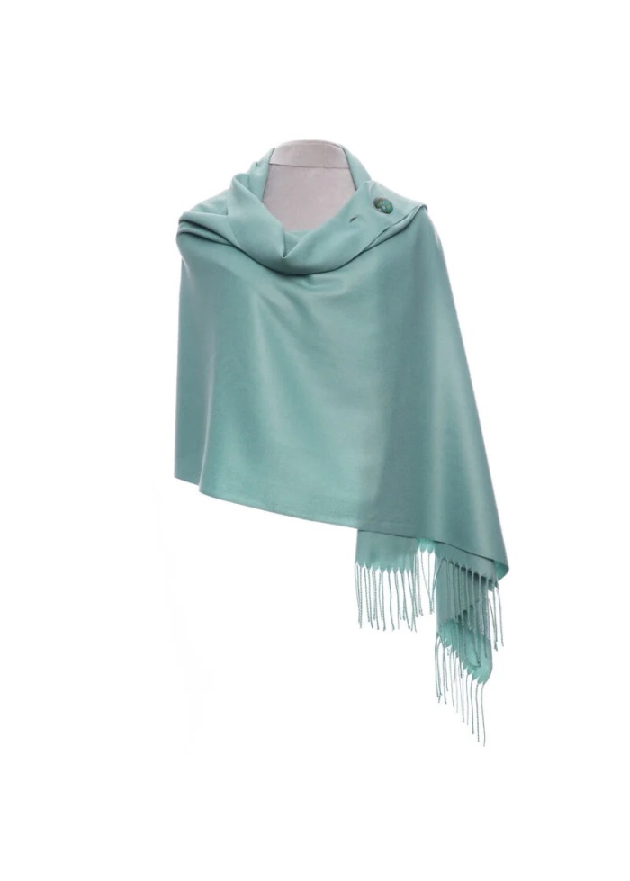 Zelly | Cashmere Blend Pashmina Sage