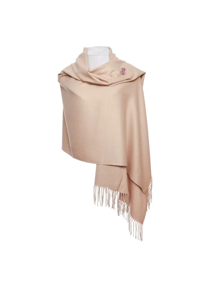 Zelly | Cashmere Blend Pashmina Taupe