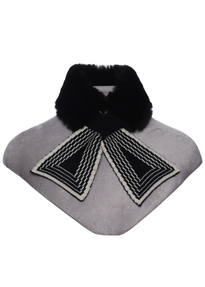 Zelly | Fur Knit Collar