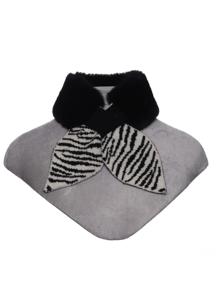 Zelly | Fur Knit Collar