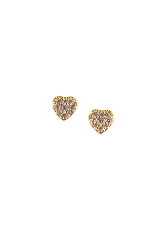 Zelly | Heart Stud Earrings