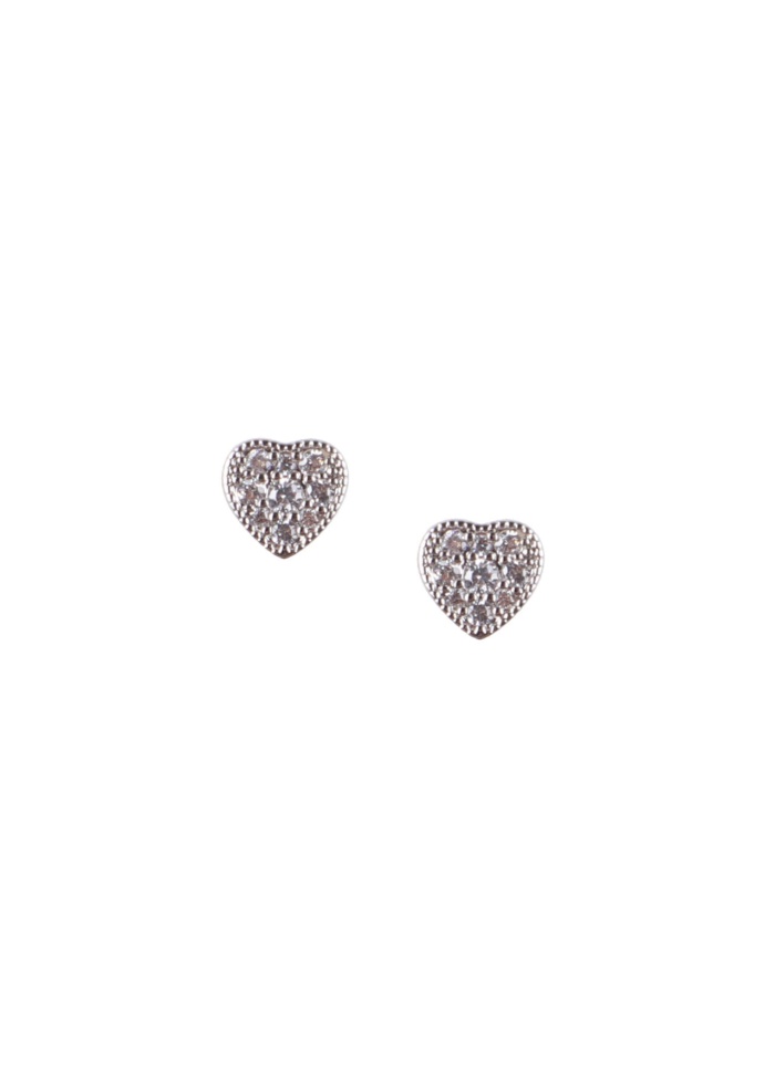 Zelly | Heart Stud Earrings