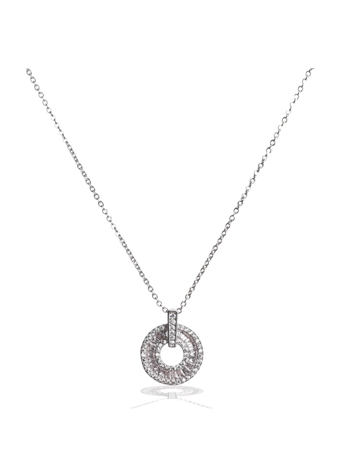Zelly | Diamante Circle Necklace
