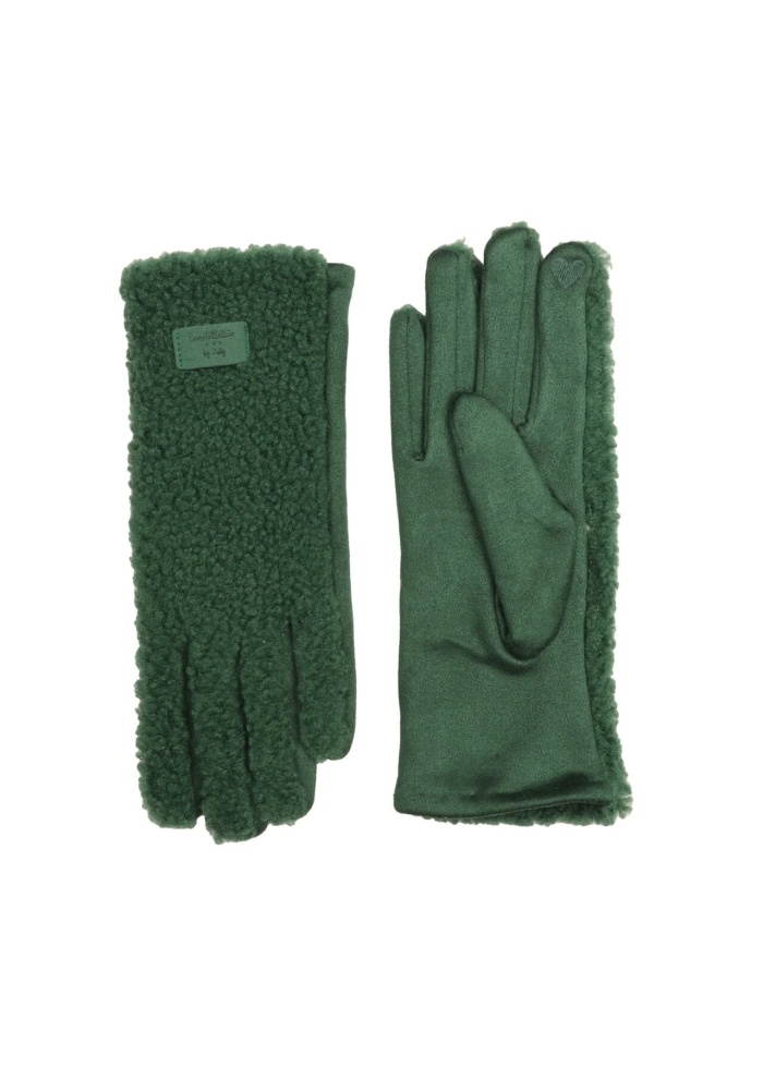 Zelly | Teddy Gloves Green