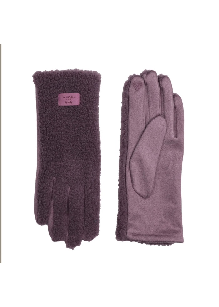 Zelly | Teddy Gloves Lilac