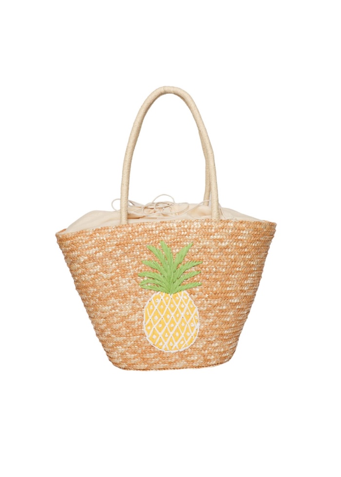 Zelly | Pineapple Straw Bag