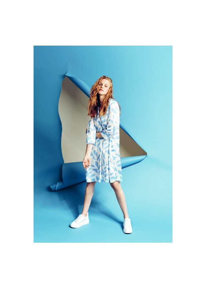 Just White | Abstract Dress