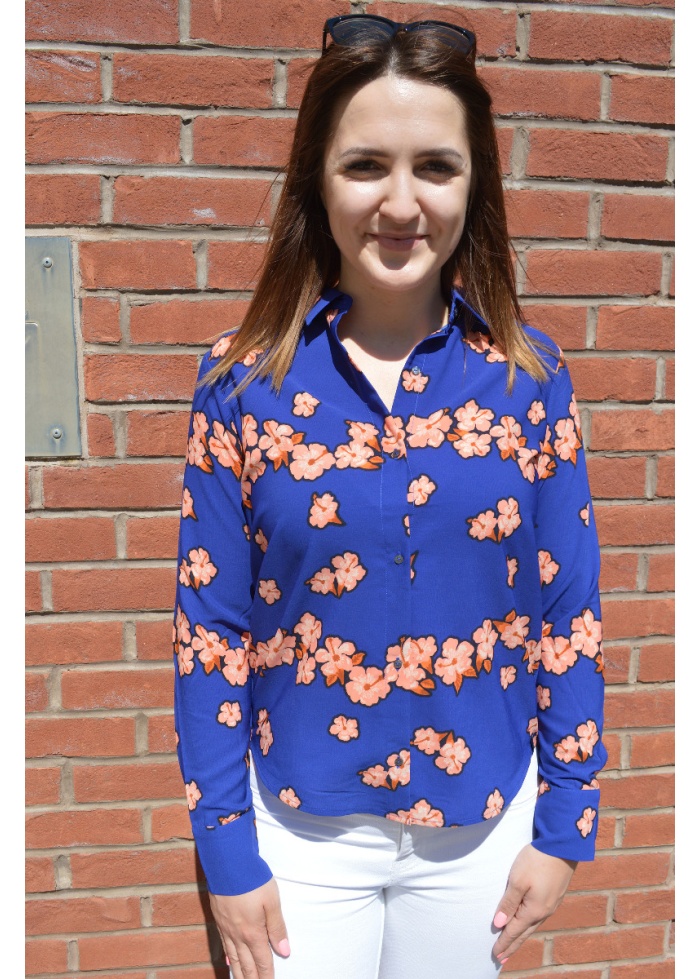 Hawaiian Flower Print Shirt