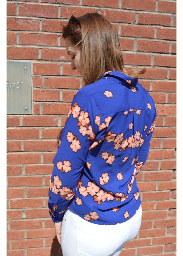 Hawaiian Flower Print Shirt