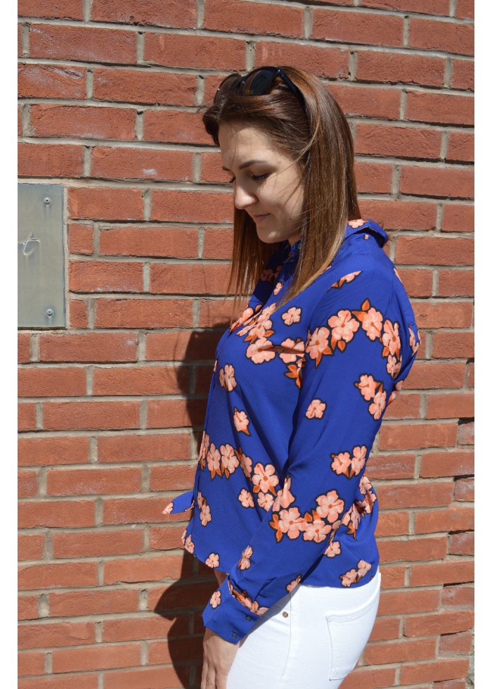 Hawaiian Flower Print Shirt