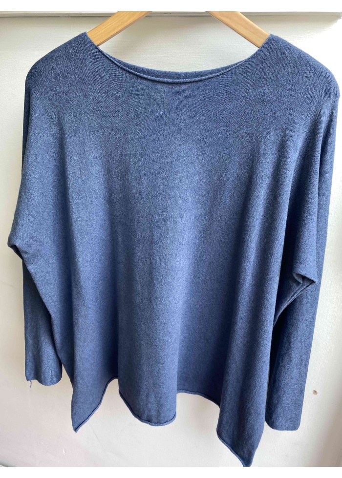 Lulu | Blue Roundneck Jumper