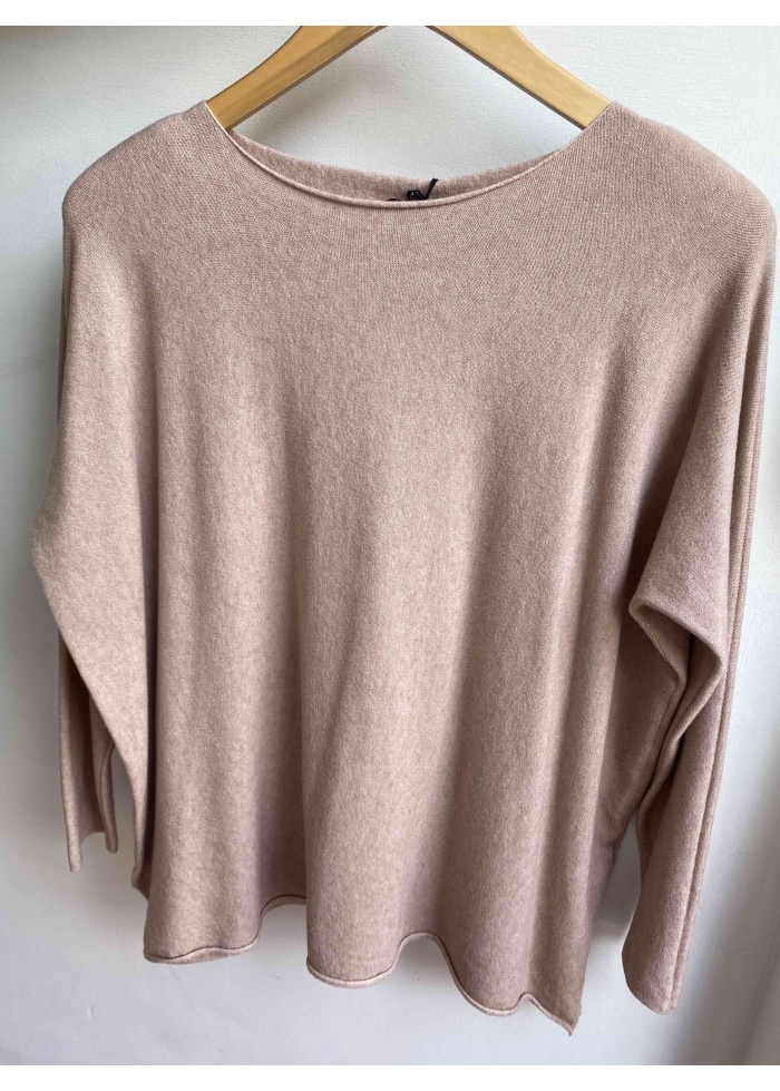 Lulu | Pale Pink Roundneck Jumper