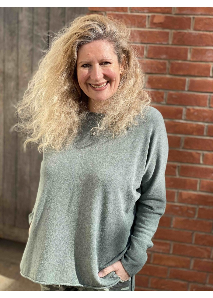 Lulu | Khaki Roundneck Jumper