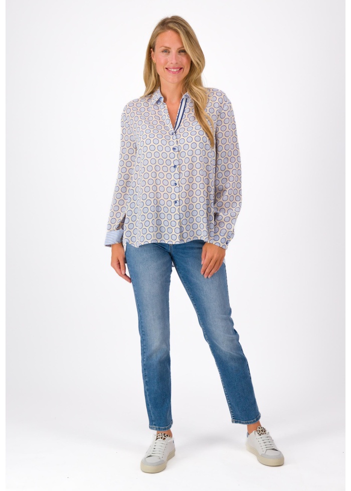 Just White | Spotty Shirt