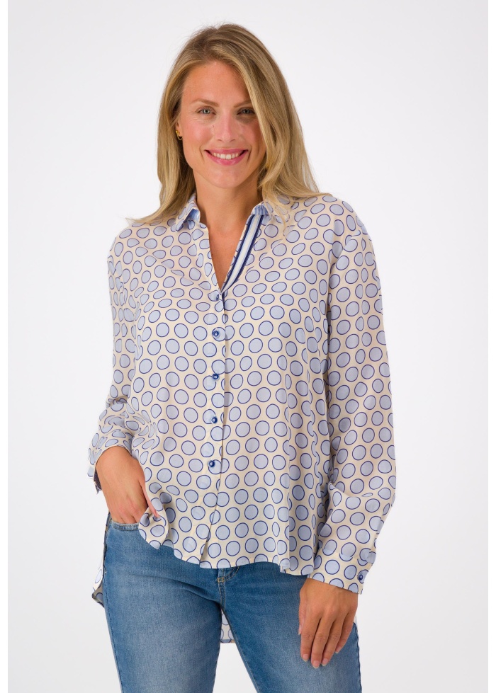 Just White | Spotty Shirt