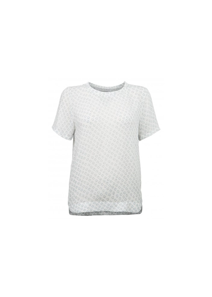 Retro Print Woven Top