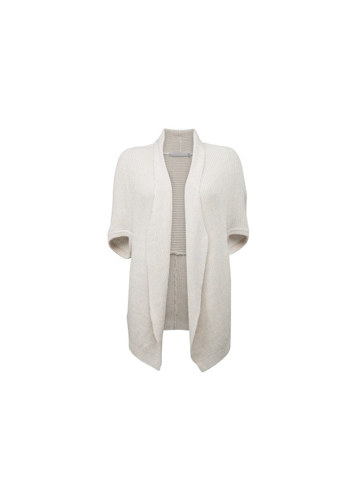 Ribbed Panelling Cardigan