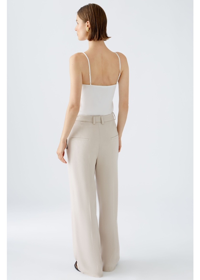 Oui | Wide Jersey Trousers