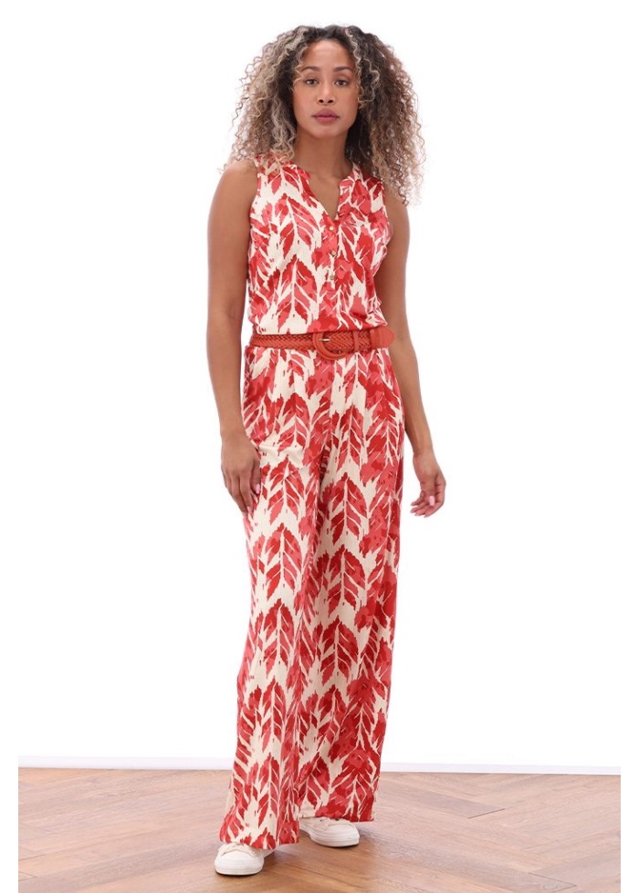 KDesign | Leaf Print Trousers