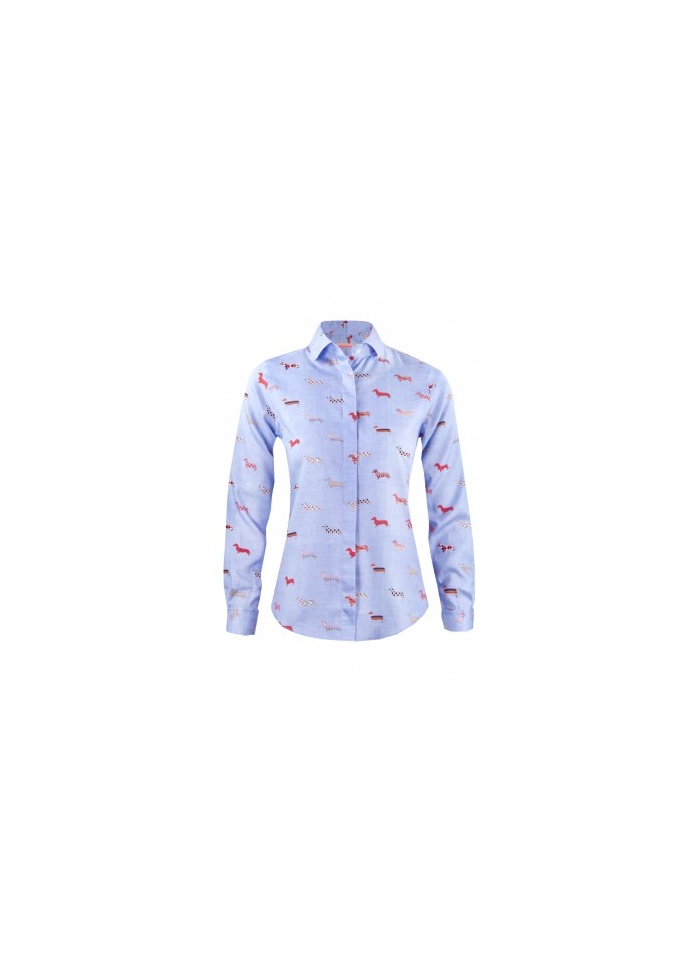Vila Dog Print Shirt