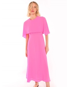 Vilagallo | Gracie Pink Georgette Dress